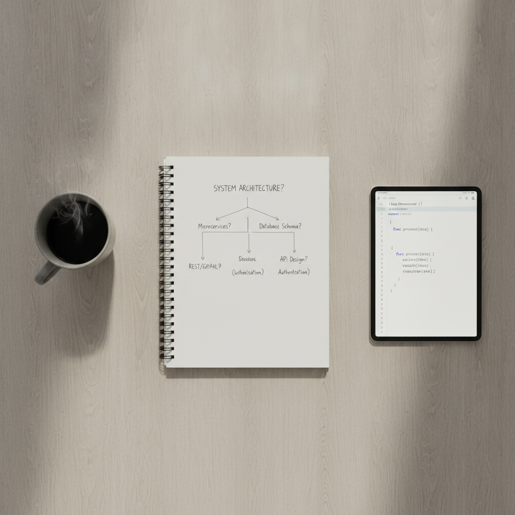 A neat desktop workspace featuring structured documentation and code highlighting clean content architecture for search engines.